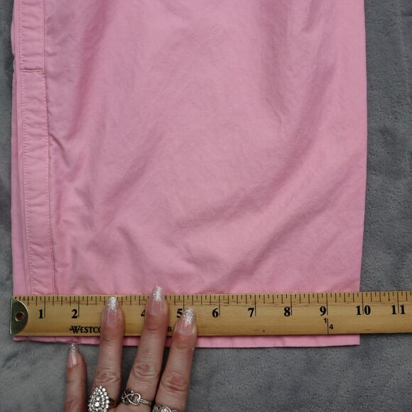 Pro Spirit Pants Womens 2XL Pink Plain High Waist Flat Front Ankle Zip - Picture 6 of 16